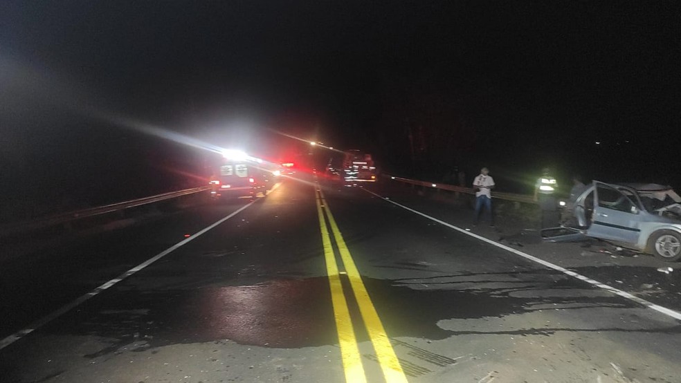 Acidente foi registrado na Rodovia Homero Severo Lins (SP-284), em João Ramalho — Foto: Polícia Rodoviária