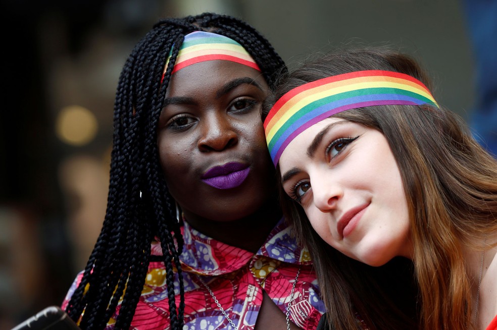 Parada Gay em Roma — Foto: Yara Nardi