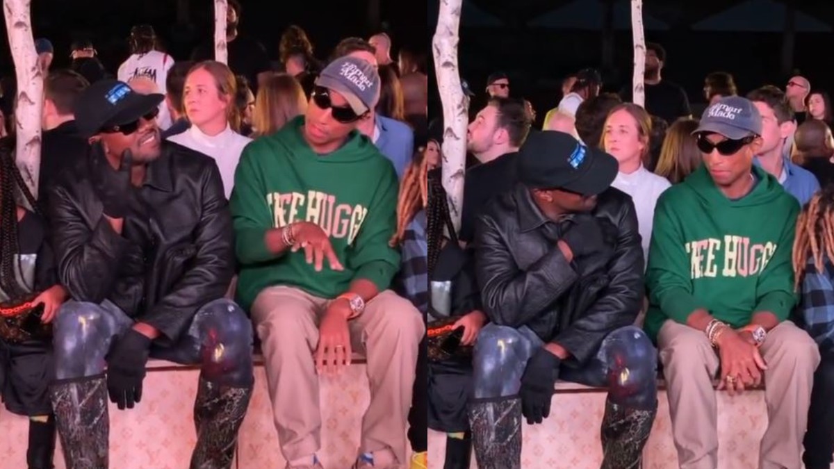 Kanye West y Pharrell Williams disfrutan del clásico MPB durante el show de Louis Vuitton | Moda y belleza