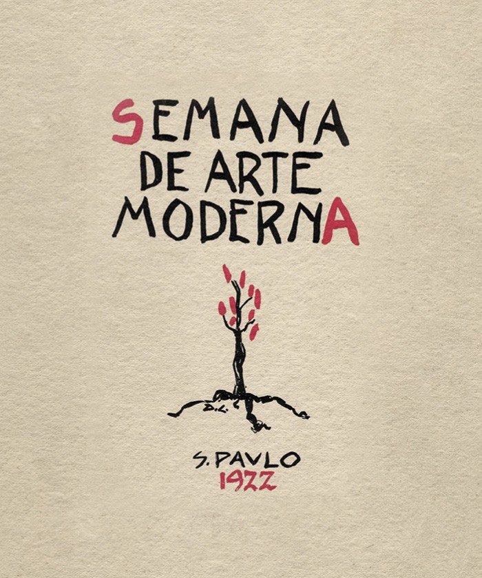 Cartaz da Semana de Arte Monderna de 1922 (Foto: Reprodução)