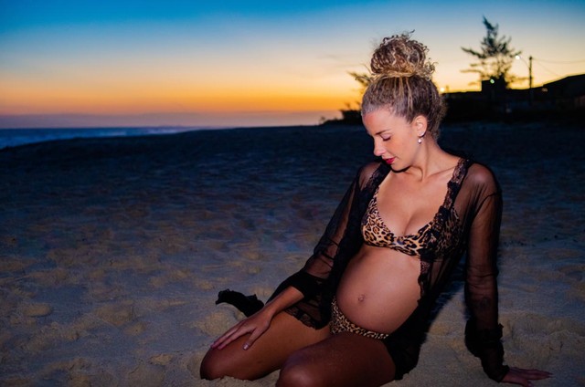 Debby Lagranha está grávida do segundo filho (Foto: Arquivo pessoal)