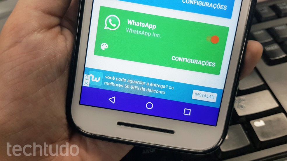 Flychat permite ficar invisível no WhatsApp (Foto: Ana Marques/TechTudo)