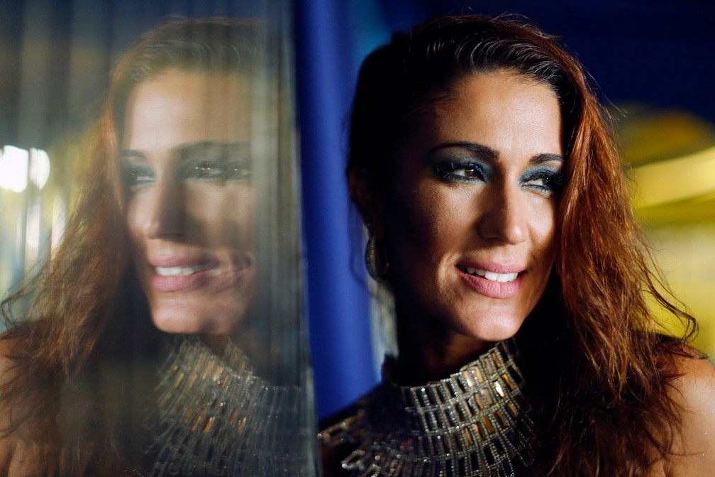 Antes de desfilar na Tuiuti, Luisa era musa da Vila Isabel (Foto: Marcos Serra Lima/G1)