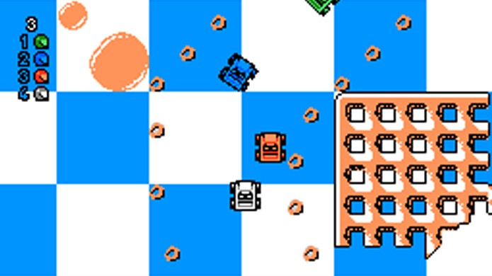 Micro Machines tinha uma abordagem mais divertida para corridas (Foto: The Video Game Critic)