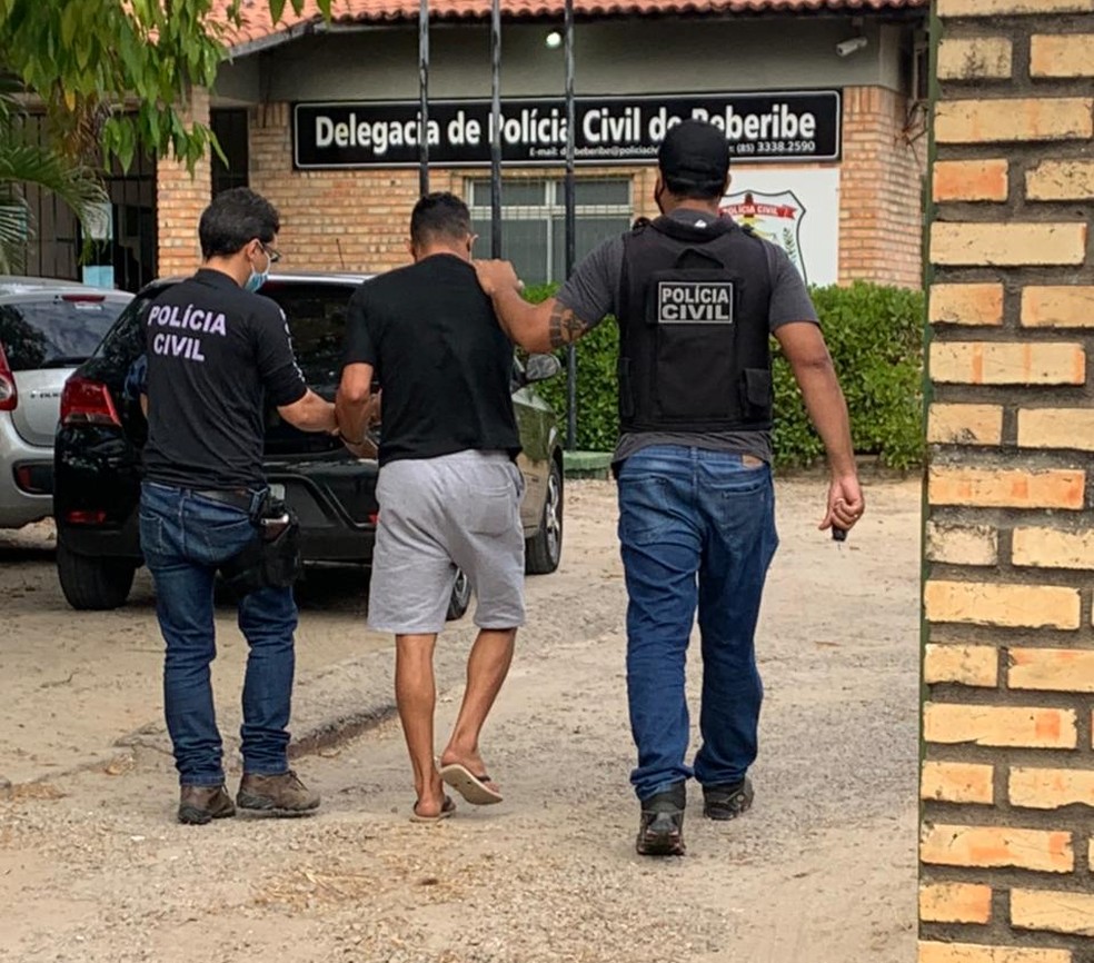 Grupo é preso em Beberibe por abrirem falsos correspondentes no Ceará e no e lotéricas no Pará. — Foto: Divulgação/SSPDS