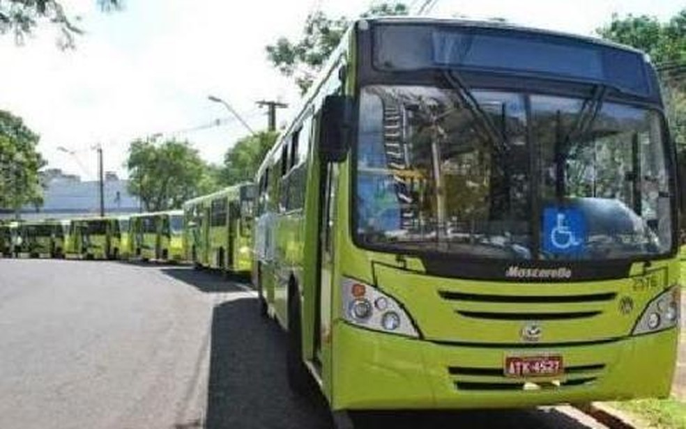 Ônibus que compõe a frota de Foz do Iguaçu — Foto: Prefeitura de Foz do Iguaçu / Divulgação