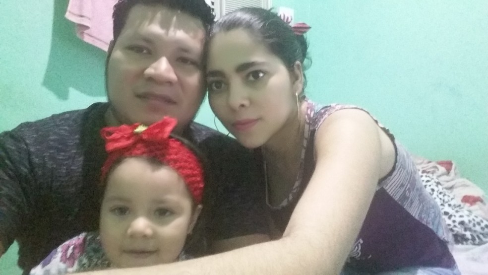 Casal tem uma filha de 2 anos: 'nossa é luta por ela' (Foto: Arquivo pessoal)