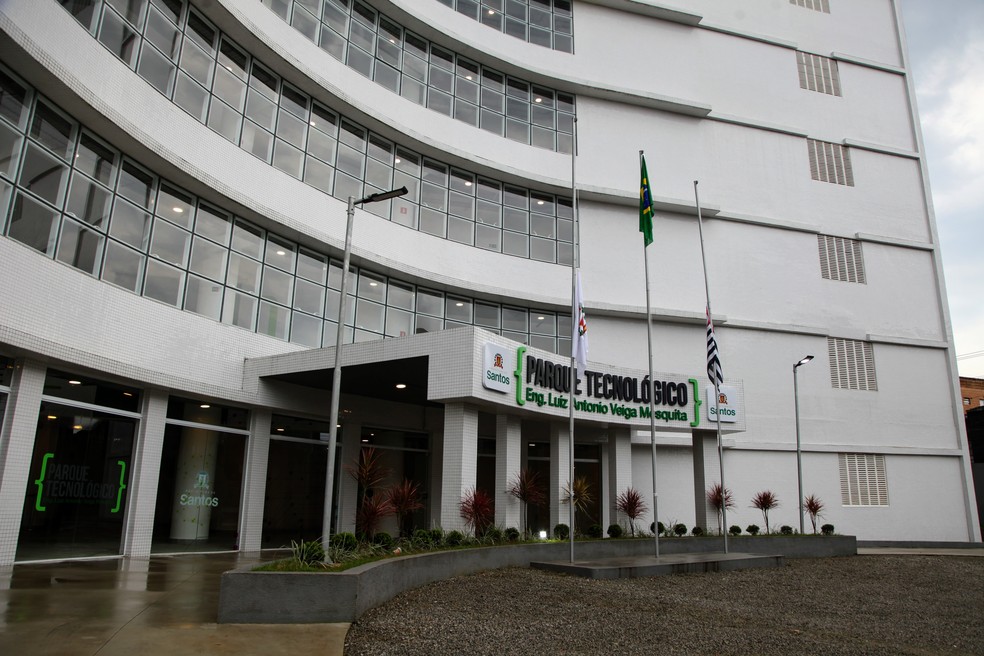 Parque Tecnológico de Santos foi inaugurado na sexta-feira (9) — Foto: Divulgação/ Prefeitura de Santos