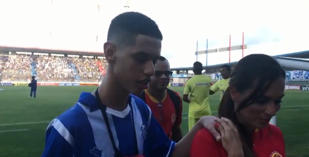 Kevin e Gisa Mello no Rei Pelé — Foto: Reprodução ASCOM CSA