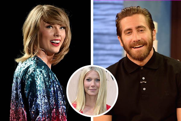 Taylor Swift, Jake Gyllenhaal e Gwyneth Paltrow (Foto: Getty Images)
