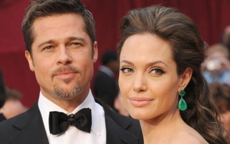 O ex-casal Brad Pitt e Angelina Jolie