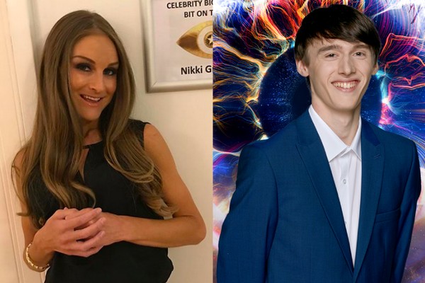 A apresentadora de TV Nikki Grahame e o vencedor da mais recente edição do Big Brother britânico, Cameron Cole (Foto: Instagram/Divulgação)