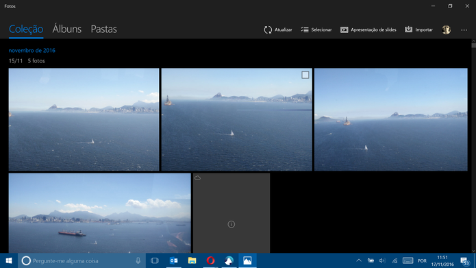 Aplicativo Fotos do Windows 10 ganhou nova interface e filtros na atualização (Foto: Reprodução/Elson de Souza)