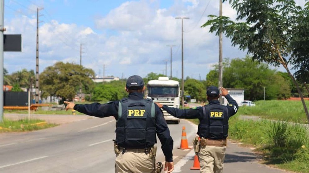 PRF realiza Operação Proclamação da República 2021 nas rodovias federais — Foto: Divulgação/Polícia Rodoviária Federal