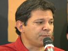 Haddad diz que irá 'derrubar muro da vergonha que separa' São Paulo