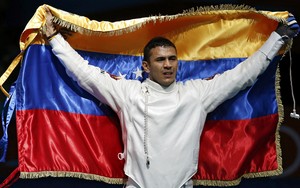 Ruben Limardo Gascon conquista ouro no sabre individual (Foto: Reuters)