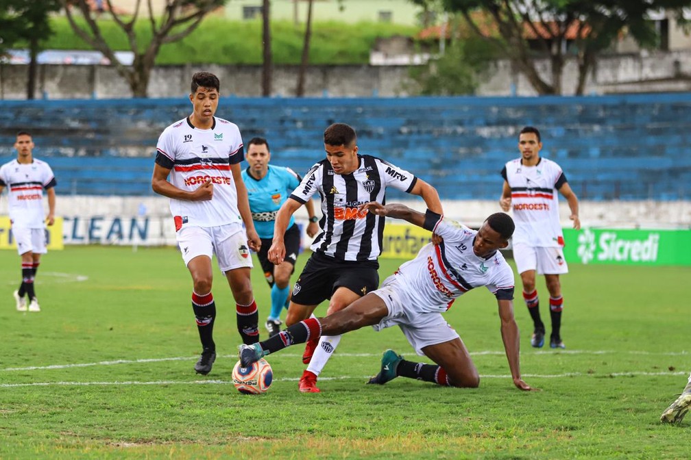 Atlético-MG perdeu para o Ríver-PI na estreia — Foto: Pedro Souza/Atlético-MG