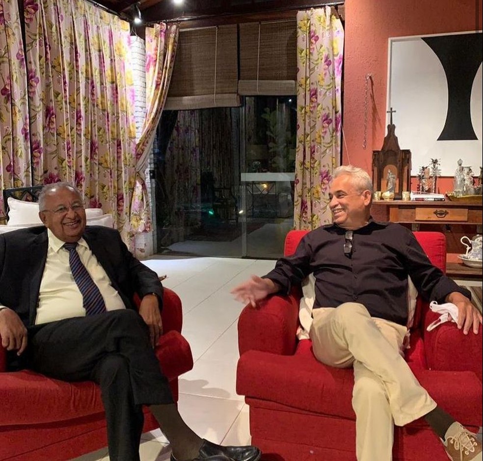 Dr Pessoa e Robert Rios logo após a diplomação como prefeito e vice de Teresina — Foto: Reprodução