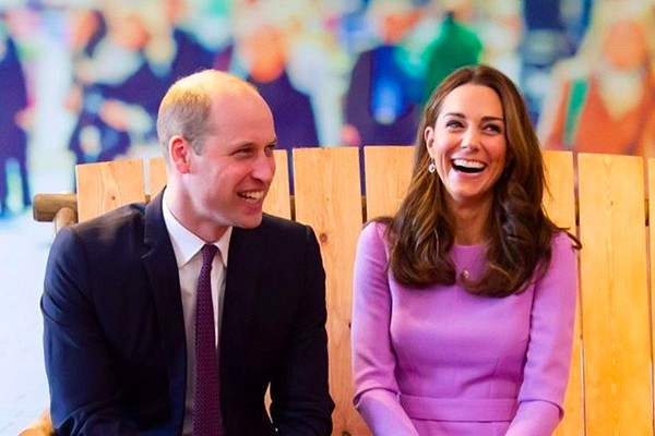 O Príncipe William com a esposa, a duquesa Kate Middleton (Foto: Instagram)