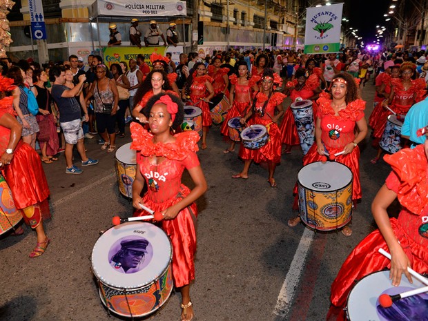 A banda Didá é formada apenas por mulheres (Foto: Elias Dantas/Ag. Haack)