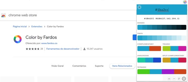 Color Picker Para Chrome Cinco Extensoes Para Selecionar Cores Editores Techtudo
