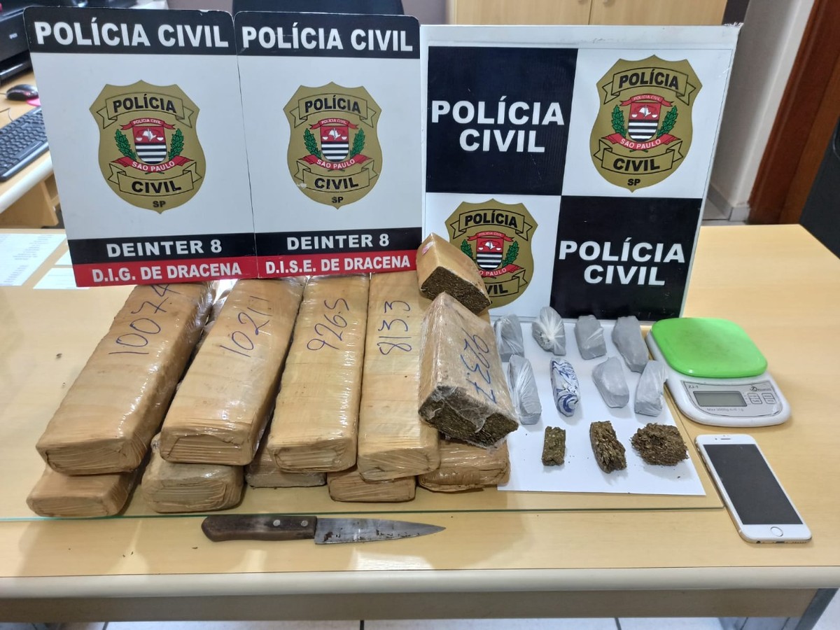 Polícia Civil Prende Em Flagrante Suspeito De Tráfico De Drogas Em Dracena Presidente Prudente