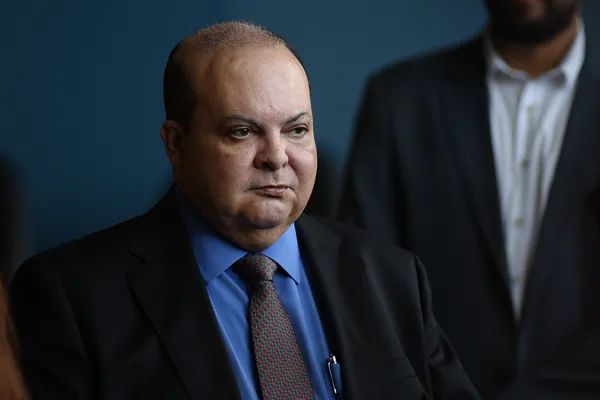 O governador afastado do DF, Ibaneis Rocha. — Foto: TON MOLINA/FOTOARENA/ESTADÃO CONTEÚDO