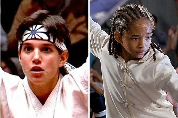 Ralph Macchio e Jaden Smith protagonizaram as duas versões de Karatê Kid em 1984 e 2010, respectivamente (Foto: Divulgação)