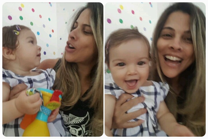 Filha de Chay Suede e Laura Neiva encanta em fotos com mãe do ator