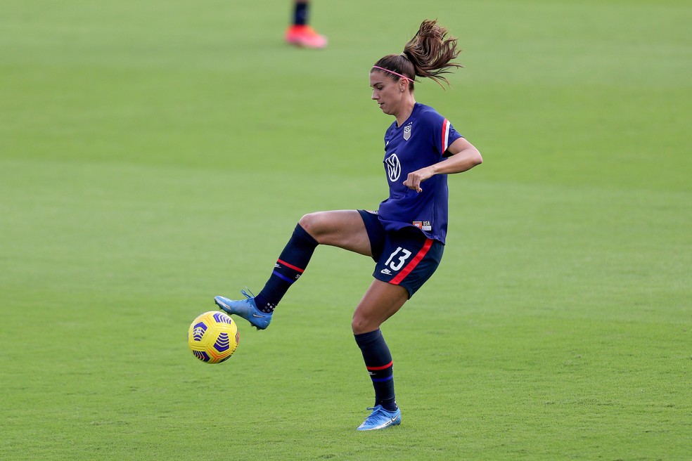 Alex Morgan — Foto: Alex Menendez/Getty Images/AFP
