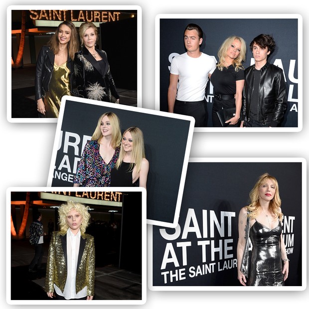 Celebridades no evento Saint Laurent at The Palladium (Foto: Getty Images)