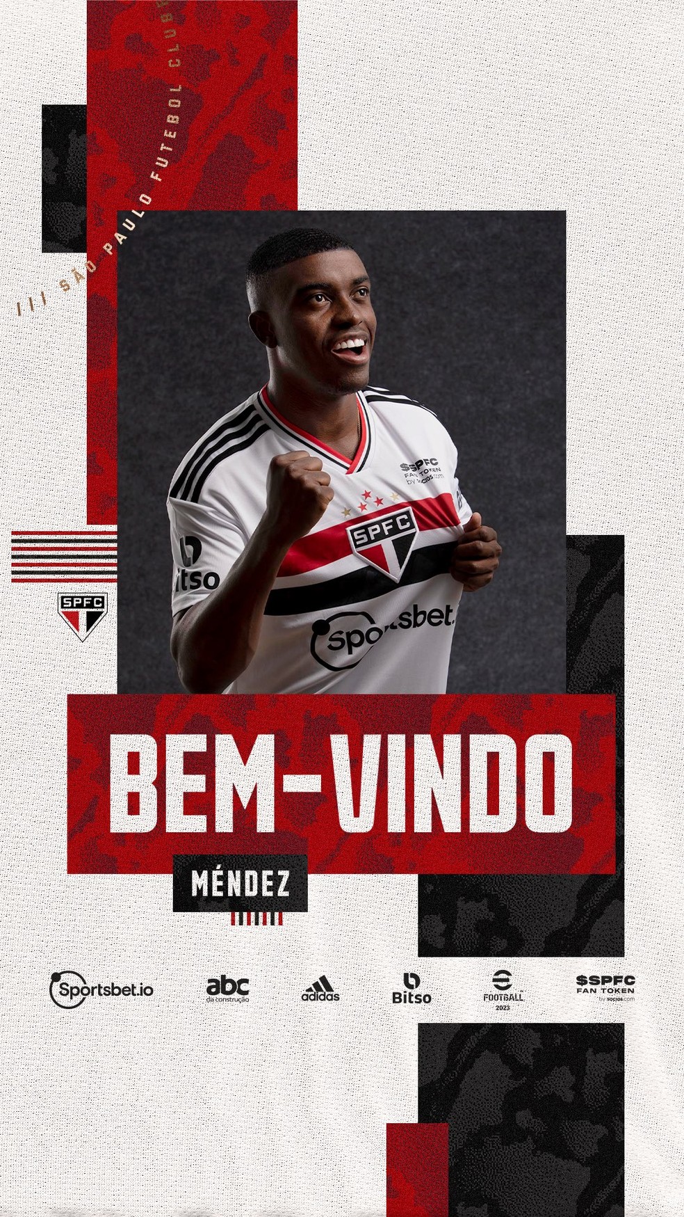 Com ajuda de Arboleda, São Paulo anuncia oficialmente a contratação de Jhegson Méndez