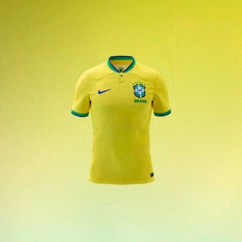 Amarelinha para competir na Copa do Catar, em 2022 — Foto: Divulgação/Nike