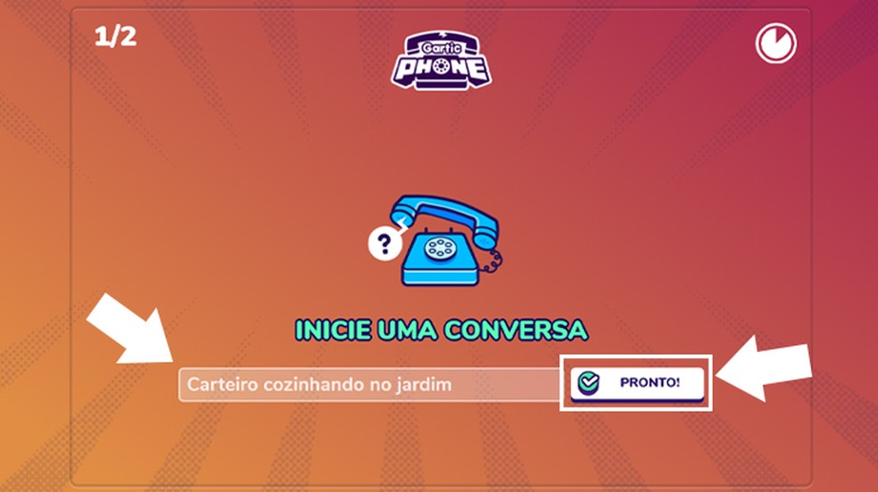 photo Gartic Telefone como jogar telefone sem fio online com