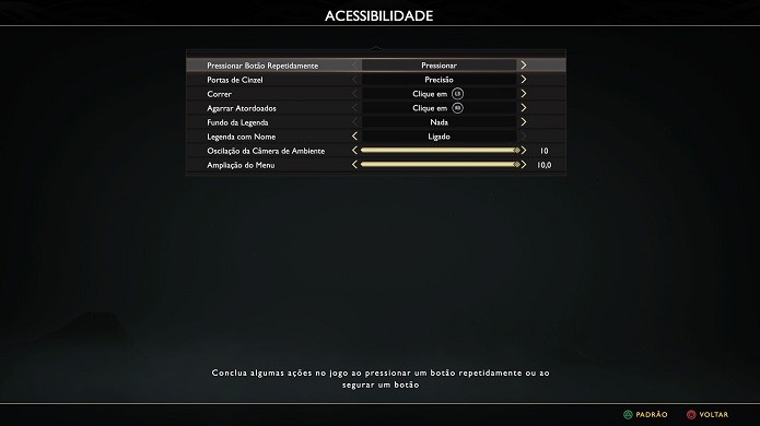 God Of War Como Configurar Os Recursos De Acessibilidade Do Jogo
