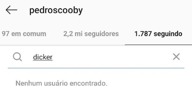 Pedro Scooby e Cintia Dicker param de se seguir no Instagram (Foto: Reprodução/Instagram)