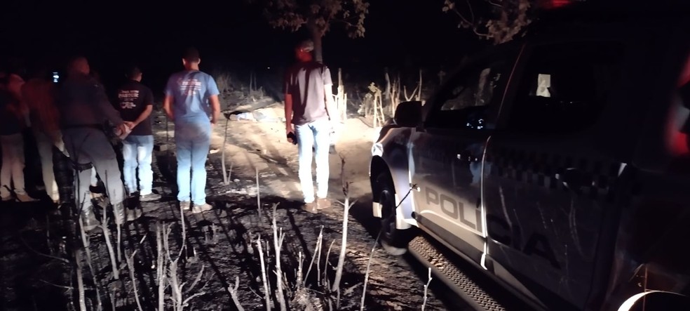 Trabalhador rural morreu nesta quarta-feira (15) ao sofrer um acidente de moto quando tentava fugir de um incêndio em uma fazenda em Canabrava do Norte (MT) — Foto: Leandro Kervalt/Top FM