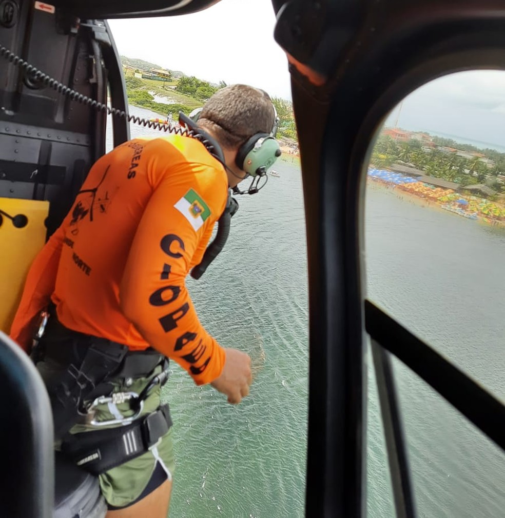 Homem morre afogado na Lagoa de Arituba, em Nísia Floresta — Foto: Corpo de Bombeiros Militar do RN/Reprodução