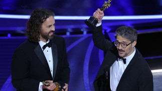 Alberto Mielgo e Leo Sanchez vencem o Oscar de Melhor Curta de Animação por "The Windshield Wiper"REUTERS