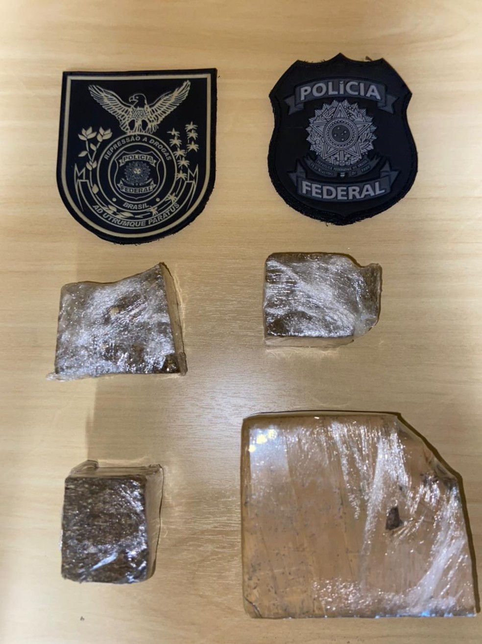Drogas apreendidas pela Polícia Federal durante operação — Foto: PF/Divulgação