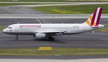 Aeronave da Germanwings (Foto: Agência EFE)