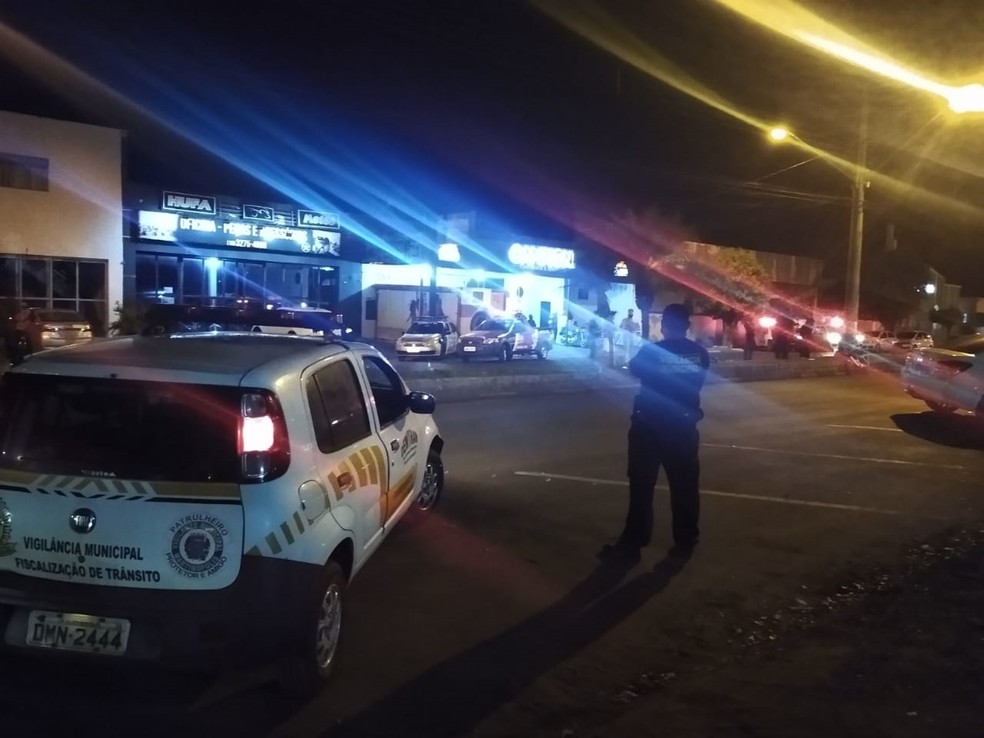 Operação Choque de Ordem fiscalizou normas relacionadas à Covid-19 em Martinópolis — Foto: Defesa Civil