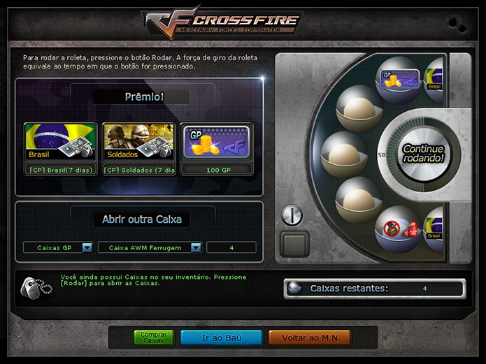Crossfire AL: veja como conseguir armas no popular game de a??o (Foto: Reprodu??o/Murilo Molina)