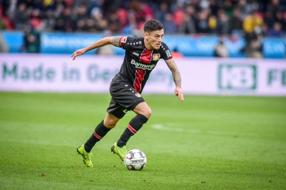 Charles Aránguiz não atua desde outubro — Foto: Divulgação/Bayer Leverkusen