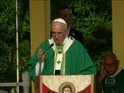 Papa Francisco reza missa para 500 mil pessoas em praça de Cuba