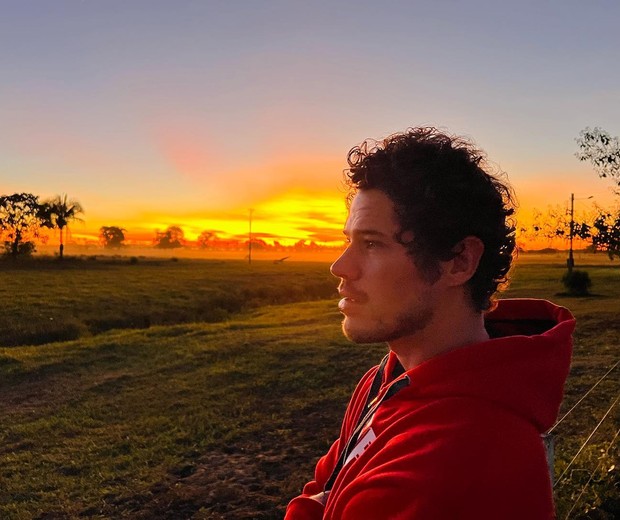 Bastidores de Pantanal com José Loreto (Foto: Instagram/Reprodução)