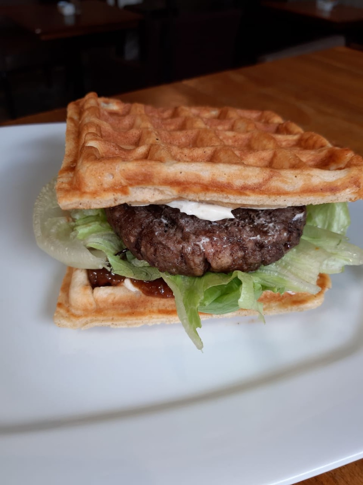 Passo a passo aprenda a receita do waffle burger Extras Estúdio C