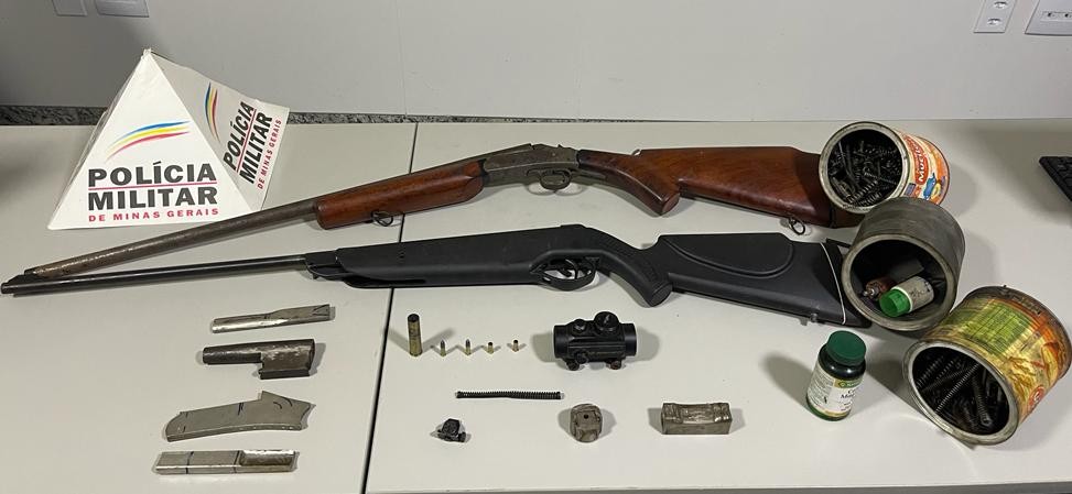 Padrasto é preso no Leste de Minas, após atirar em enteada, agredir companheira e apontar arma para a filha de cinco anos