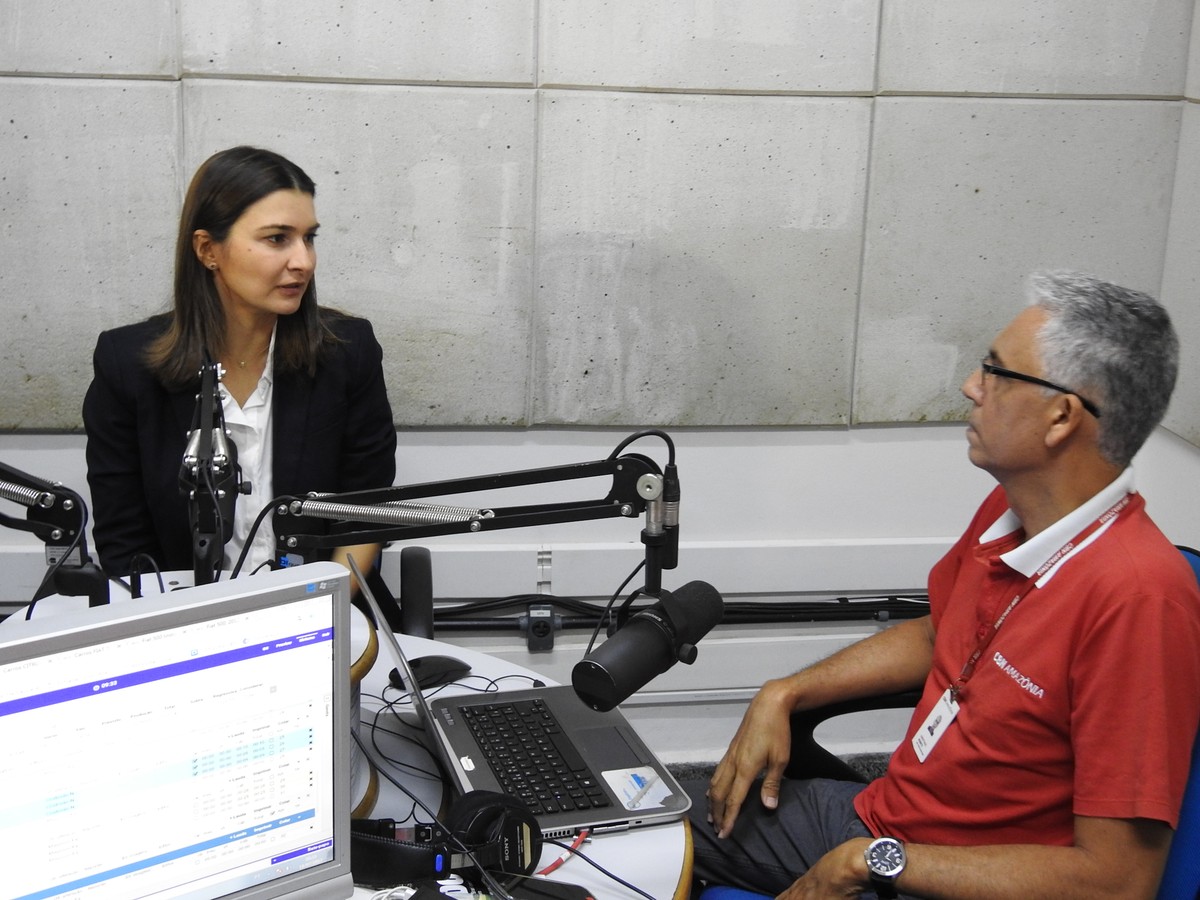Candidata Rebecca Garcia participa de entrevista na Rádio CBN Amazônia