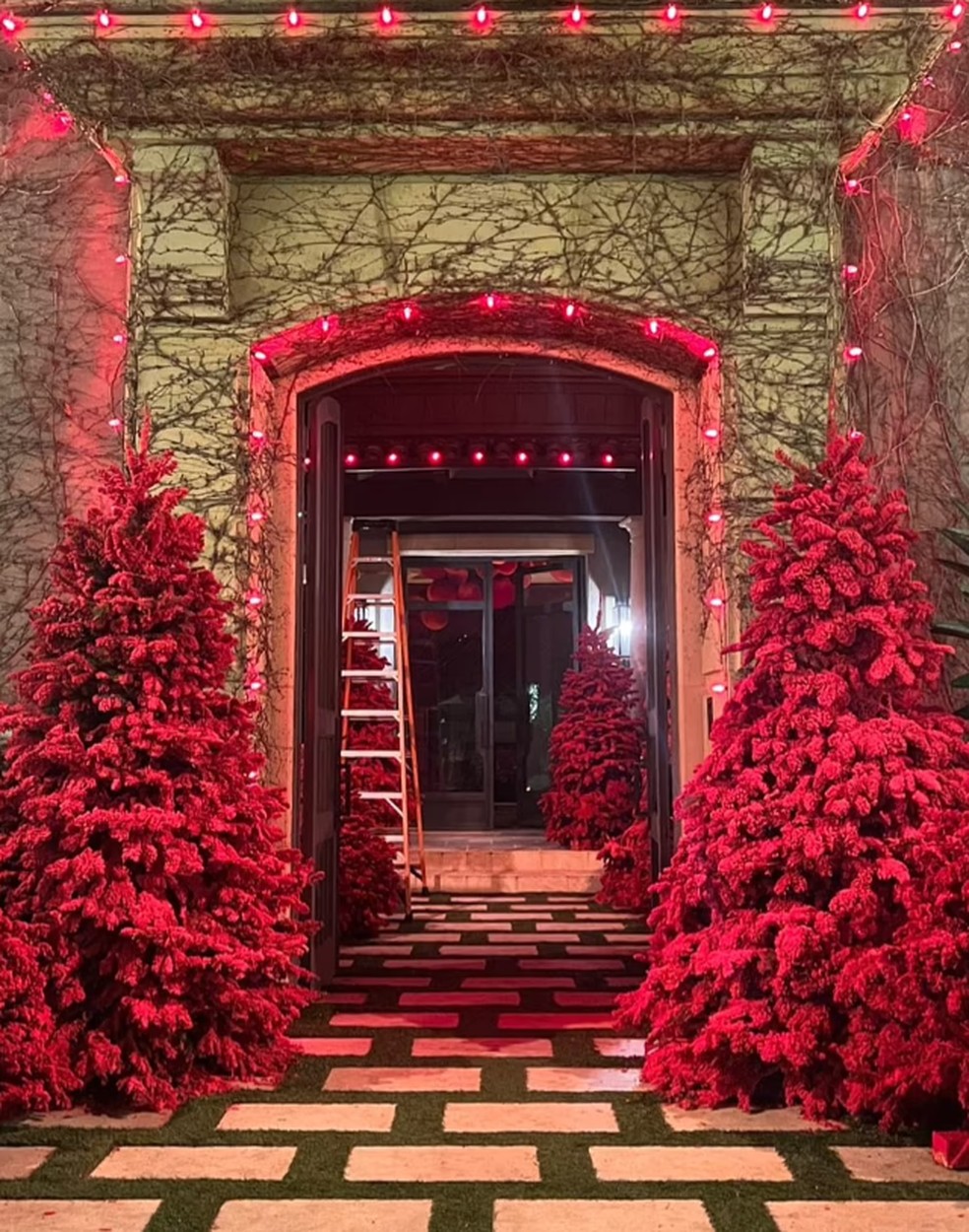 O Natal da família Kardashian — Foto: Reprodução/Instagram